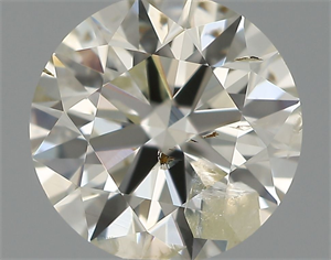 Picture of Natural Diamond 0.71 Carats, Round with Excellent Cut, J Color, I1 Clarity and Certified by IGI