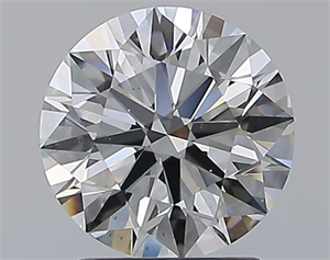 Picture of Natural Diamond 2.01 Carats, Round with Excellent Cut, F Color, VS2 Clarity and Certified by GIA