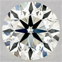 Natural Diamond 0.45 Carats, Round with Very Good Cut, K Color, VS1 Clarity and Certified by GIA