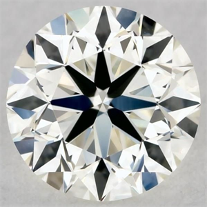 Picture of Natural Diamond 0.45 Carats, Round with Very Good Cut, K Color, VS1 Clarity and Certified by GIA