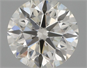 Natural Diamond 0.41 Carats, Round with Excellent Cut, I Color, VS2 Clarity and Certified by IGI