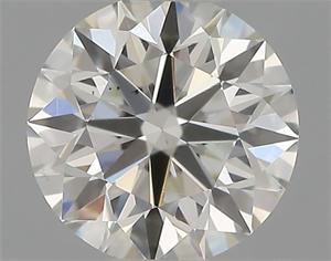 Picture of Natural Diamond 0.41 Carats, Round with Excellent Cut, I Color, VS2 Clarity and Certified by IGI