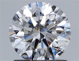 Picture of Natural Diamond 1.20 Carats, Round with Excellent Cut, D Color, IF Clarity and Certified by GIA