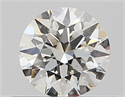 Natural Diamond 0.44 Carats, Round with Excellent Cut, I Color, VS2 Clarity and Certified by GIA