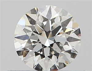 Picture of Natural Diamond 0.44 Carats, Round with Excellent Cut, I Color, VS2 Clarity and Certified by GIA