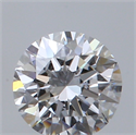 Natural Diamond 0.40 Carats, Round with Excellent Cut, D Color, VVS1 Clarity and Certified by GIA