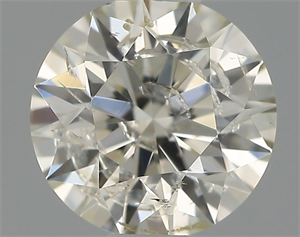 Picture of Natural Diamond 0.50 Carats, Round with Excellent Cut, J Color, I1 Clarity and Certified by IGI