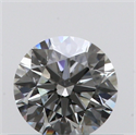 Natural Diamond 0.40 Carats, Round with Excellent Cut, H Color, VS1 Clarity and Certified by GIA