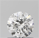 Natural Diamond 0.70 Carats, Round with Good Cut, F Color, I1 Clarity and Certified by IGI