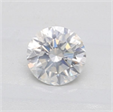 Natural Diamond 0.54 Carats, Round with Very Good Cut, G Color, SI2 Clarity and Certified by IGI