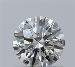 Picture of Natural Diamond 0.51 Carats, Round with Excellent Cut, I Color, SI1 Clarity and Certified by IGI