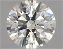 Natural Diamond 2.20 Carats, Round with Excellent Cut, J Color, SI2 Clarity and Certified by GIA