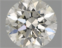 Natural Diamond 0.41 Carats, Round with Excellent Cut, H Color, SI1 Clarity and Certified by IGI