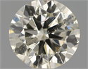 Natural Diamond 0.70 Carats, Round with Very Good Cut, J Color, SI2 Clarity and Certified by IGI