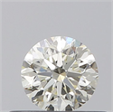 Natural Diamond 0.41 Carats, Round with Very Good Cut, K Color, VS2 Clarity and Certified by GIA