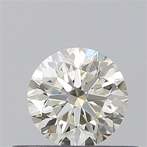 Picture of Natural Diamond 0.41 Carats, Round with Very Good Cut, K Color, VS2 Clarity and Certified by GIA