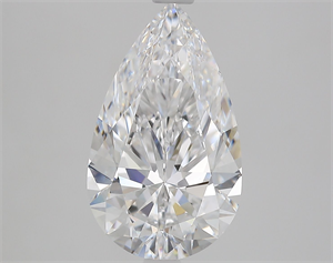 Picture of Natural Diamond 2.50 Carats, Pear with  Cut, D Color, VS1 Clarity and Certified by GIA