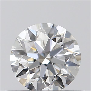 Picture of Natural Diamond 0.41 Carats, Round with Excellent Cut, E Color, VVS2 Clarity and Certified by GIA