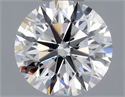 Natural Diamond 0.40 Carats, Round with Excellent Cut, F Color, SI1 Clarity and Certified by GIA