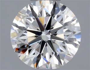 Picture of Natural Diamond 0.40 Carats, Round with Excellent Cut, F Color, SI1 Clarity and Certified by GIA