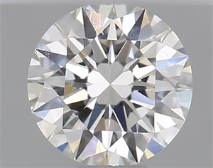 Picture of Natural Diamond 0.40 Carats, Round with Excellent Cut, I Color, VS2 Clarity and Certified by GIA