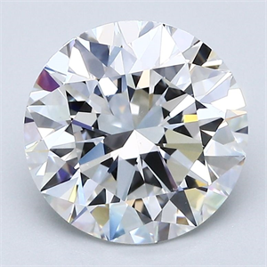 Picture of Natural Diamond 3.20 Carats, Round with Excellent Cut, E Color, VS1 Clarity and Certified by GIA