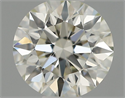 Natural Diamond 0.40 Carats, Round with Excellent Cut, H Color, VS2 Clarity and Certified by IGI