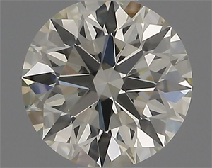 Picture of Natural Diamond 0.41 Carats, Round with Excellent Cut, K Color, VVS2 Clarity and Certified by IGI