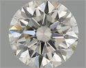 Natural Diamond 0.40 Carats, Round with Excellent Cut, H Color, VS2 Clarity and Certified by IGI