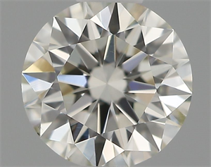 Picture of Natural Diamond 0.40 Carats, Round with Excellent Cut, H Color, VS2 Clarity and Certified by IGI