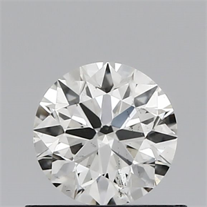 Picture of Natural Diamond 0.58 Carats, Round with Excellent Cut, H Color, SI1 Clarity and Certified by IGI