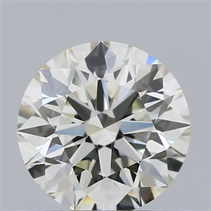 Picture of Natural Diamond 0.55 Carats, Round with Excellent Cut, J Color, SI1 Clarity and Certified by GIA