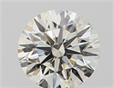 Natural Diamond 0.42 Carats, Round with Excellent Cut, J Color, VS2 Clarity and Certified by GIA