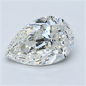 Natural Diamond 2.51 Carats, Pear with  Cut, I Color, VS1 Clarity and Certified by GIA