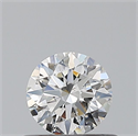 Natural Diamond 0.44 Carats, Round with Excellent Cut, G Color, SI2 Clarity and Certified by GIA