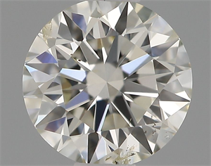 Picture of Natural Diamond 0.50 Carats, Round with Excellent Cut, H Color, SI2 Clarity and Certified by IGI