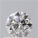 Natural Diamond 0.40 Carats, Round with Very Good Cut, G Color, SI2 Clarity and Certified by GIA