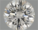 Natural Diamond 0.50 Carats, Round with Excellent Cut, H Color, SI1 Clarity and Certified by IGI