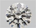 Natural Diamond 0.40 Carats, Round with Excellent Cut, H Color, VS2 Clarity and Certified by GIA