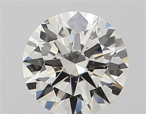 Picture of Natural Diamond 0.40 Carats, Round with Excellent Cut, H Color, VS2 Clarity and Certified by GIA