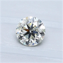 Natural Diamond 0.60 Carats, Round with Good Cut, K Color, SI2 Clarity and Certified by GIA