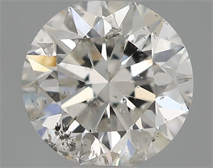 Picture of Natural Diamond 0.50 Carats, Round with Excellent Cut, G Color, I1 Clarity and Certified by IGI