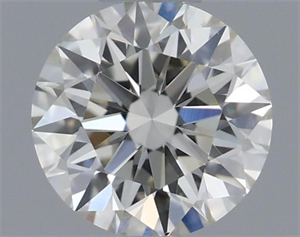 Picture of Natural Diamond 0.40 Carats, Round with Excellent Cut, H Color, VS1 Clarity and Certified by IGI