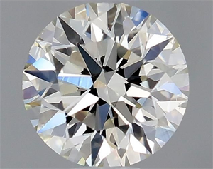 Picture of Natural Diamond 0.45 Carats, Round with Excellent Cut, K Color, VS2 Clarity and Certified by GIA