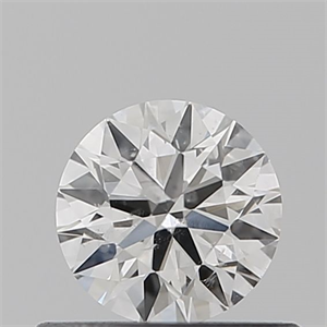 Picture of Natural Diamond 0.40 Carats, Round with Very Good Cut, H Color, I1 Clarity and Certified by GIA