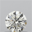 Natural Diamond 0.44 Carats, Round with Excellent Cut, I Color, VVS1 Clarity and Certified by IGI