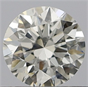 Natural Diamond 0.40 Carats, Round with Excellent Cut, F Color, SI1 Clarity and Certified by GIA