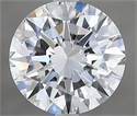 Natural Diamond 1.50 Carats, Round with Excellent Cut, E Color, VS1 Clarity and Certified by GIA