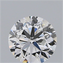 Natural Diamond 0.40 Carats, Round with Very Good Cut, F Color, SI1 Clarity and Certified by GIA