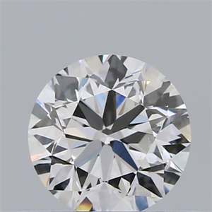 Picture of Natural Diamond 0.40 Carats, Round with Very Good Cut, F Color, SI1 Clarity and Certified by GIA